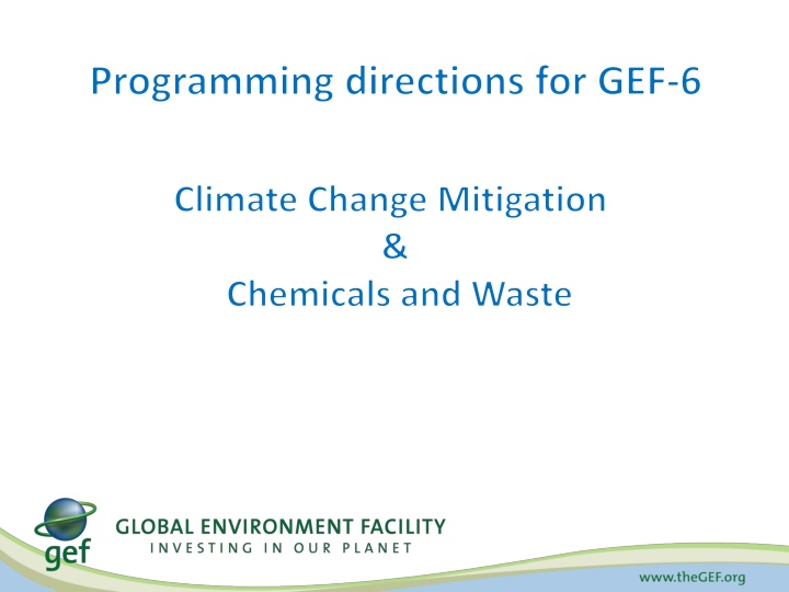 programming directions for gef 6
