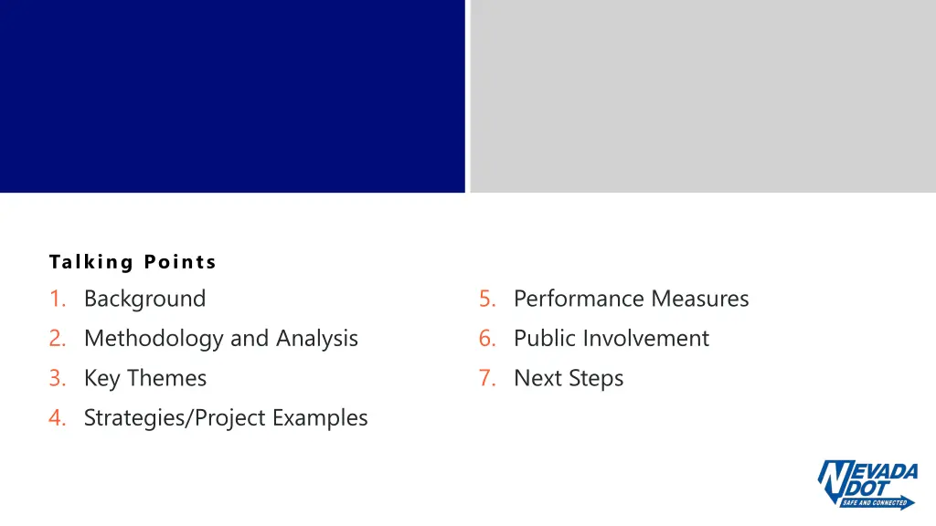 talking points 1 background 2 methodology