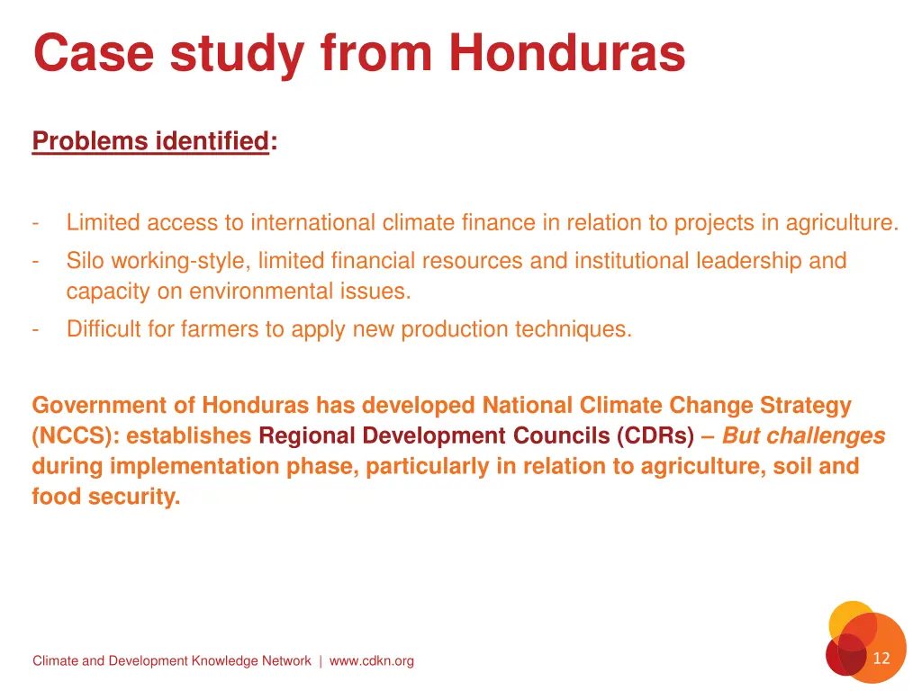 case study from honduras