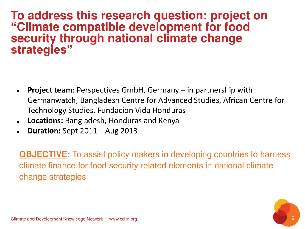 to address this research question project