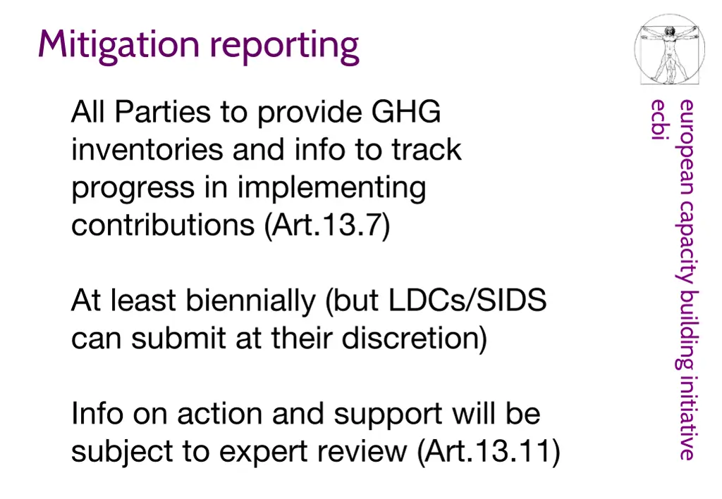 mitigation reporting