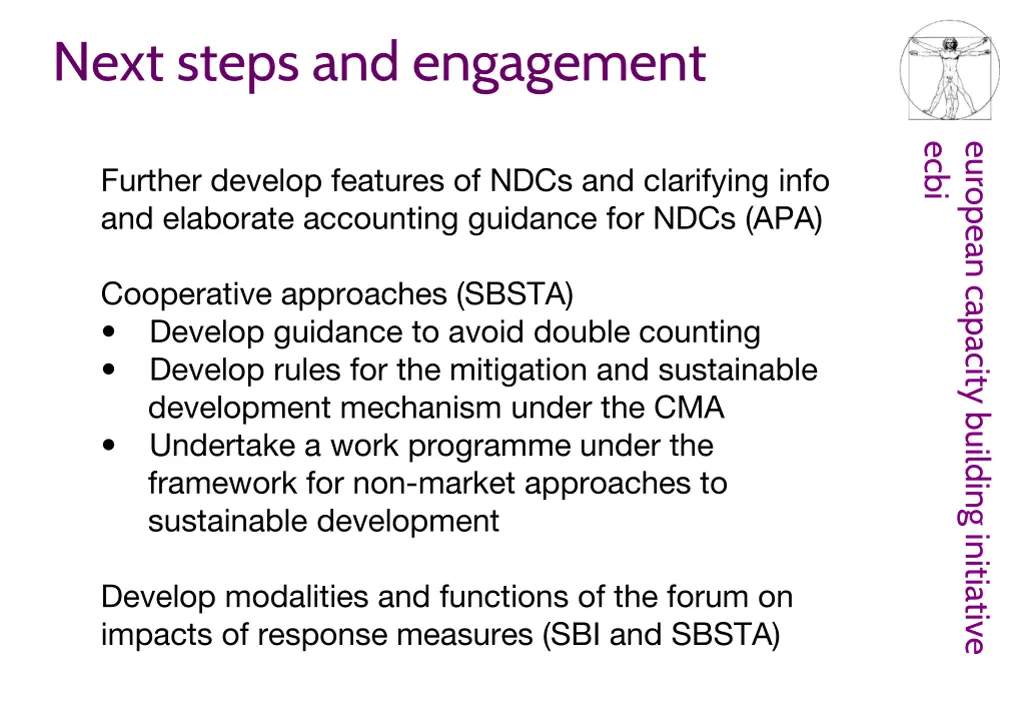 next steps and engagement