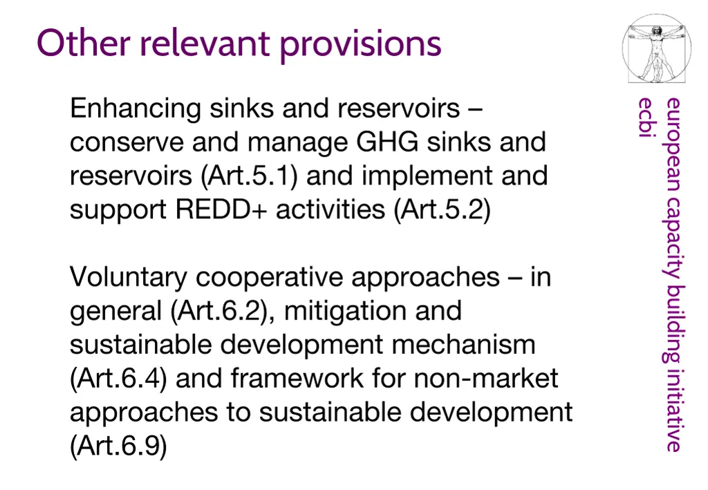 other relevant provisions
