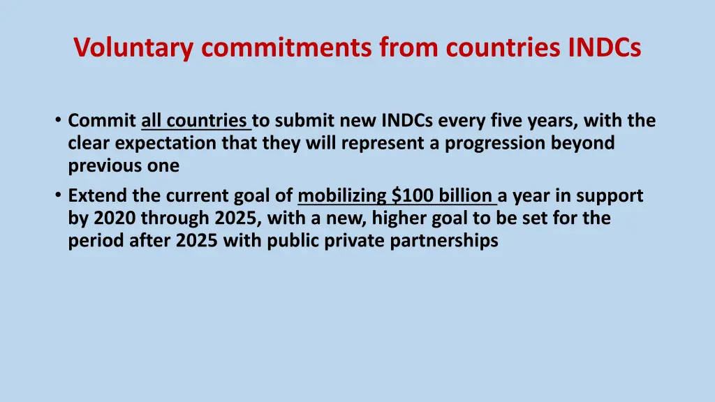 voluntary commitments from countries indcs