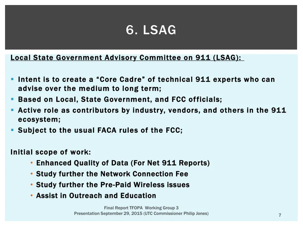 6 lsag
