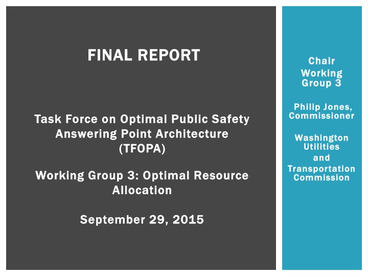 final report final report