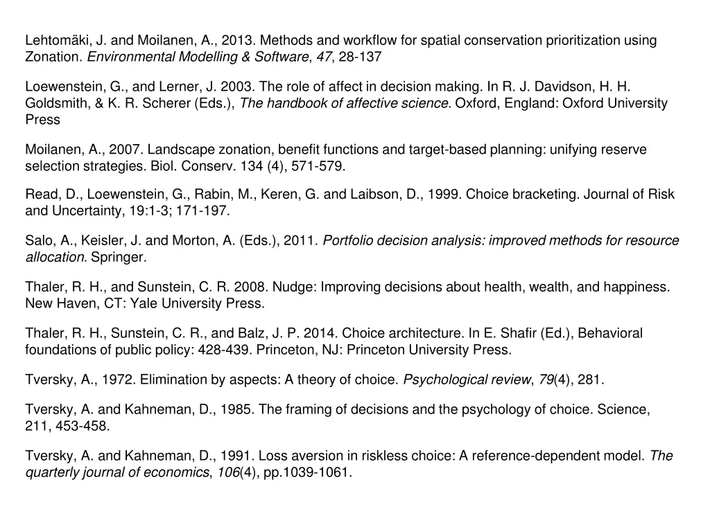 lehtom ki j and moilanen a 2013 methods