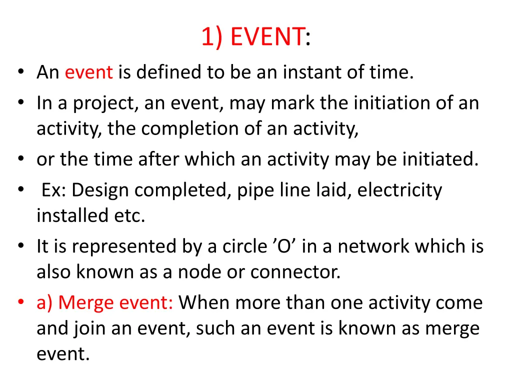 1 event