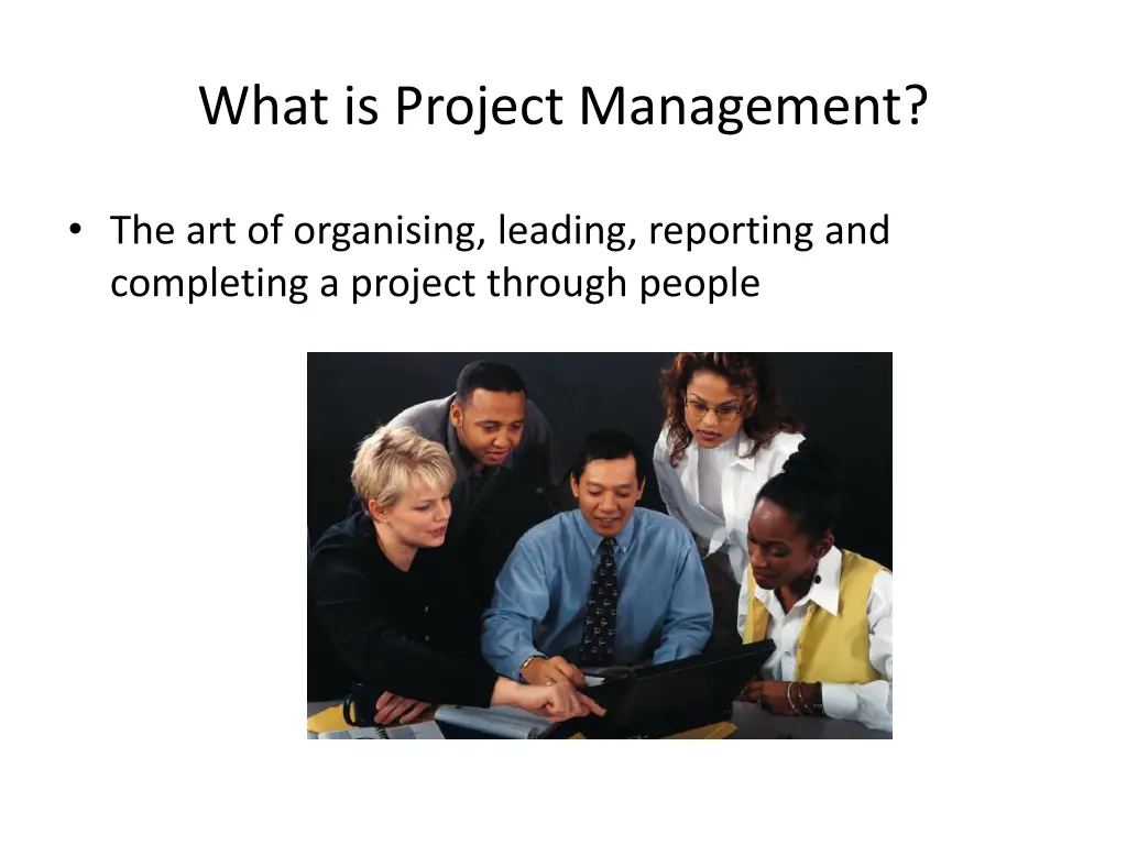 what is project management