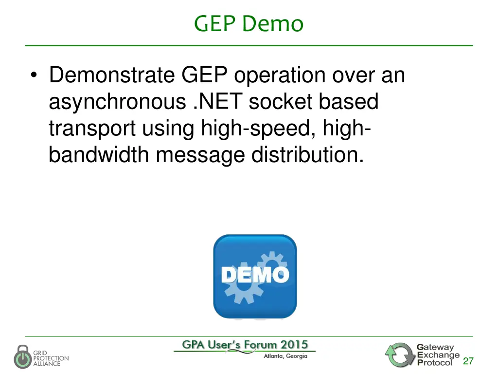 gep demo