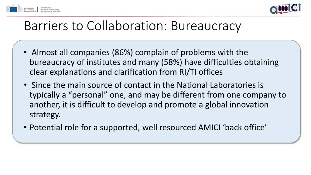 barriers to collaboration bureaucracy