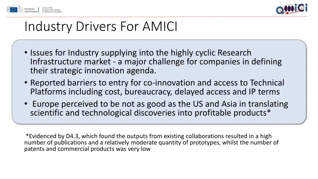 industry drivers for amici