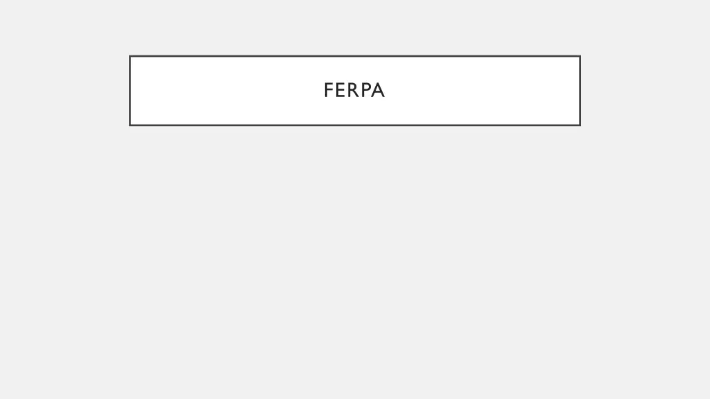 ferpa