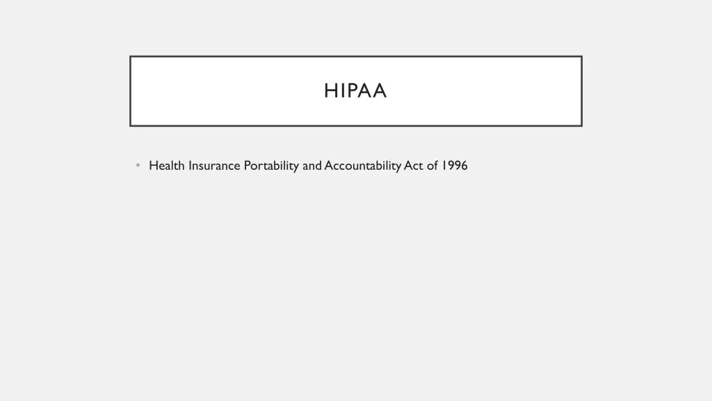 hipaa 1