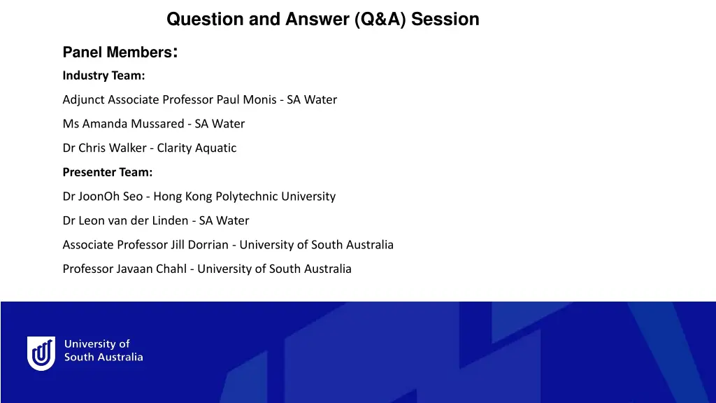 question and answer q a session