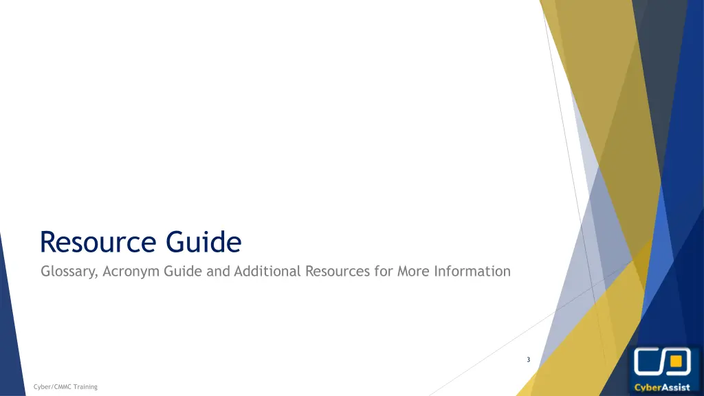 resource guide glossary acronym guide