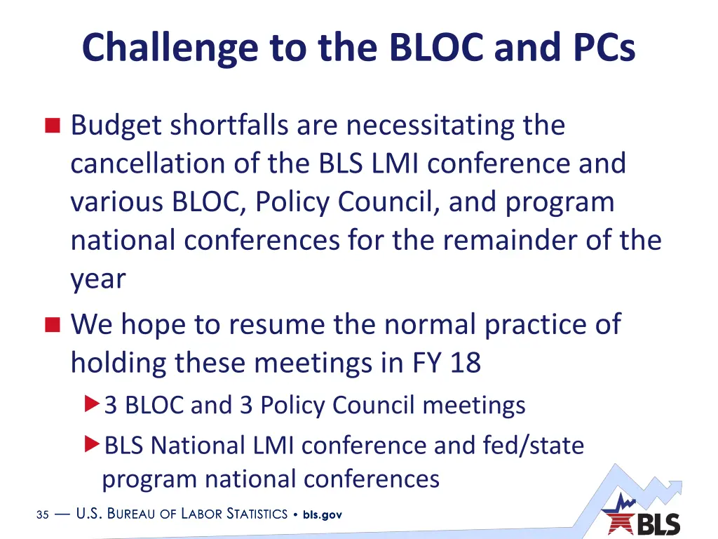 challenge to the bloc and pcs