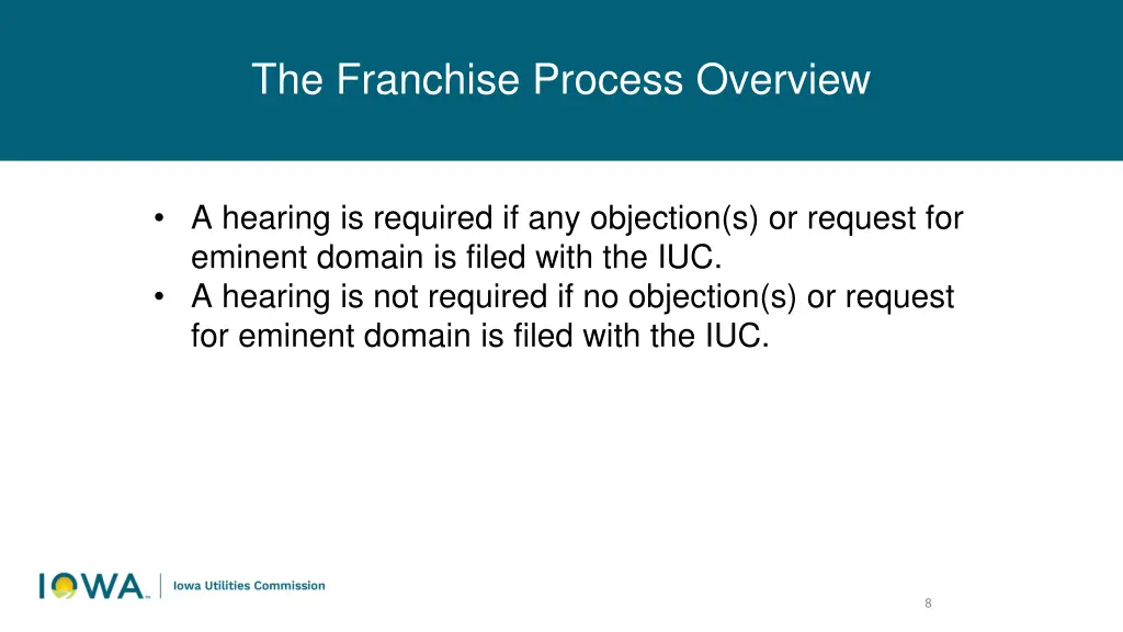 the franchise process overview 1