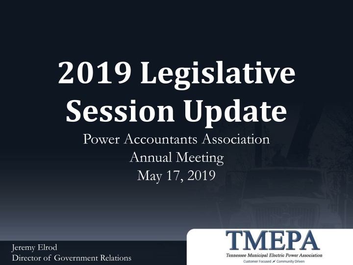 2019 legislative session update power accountants