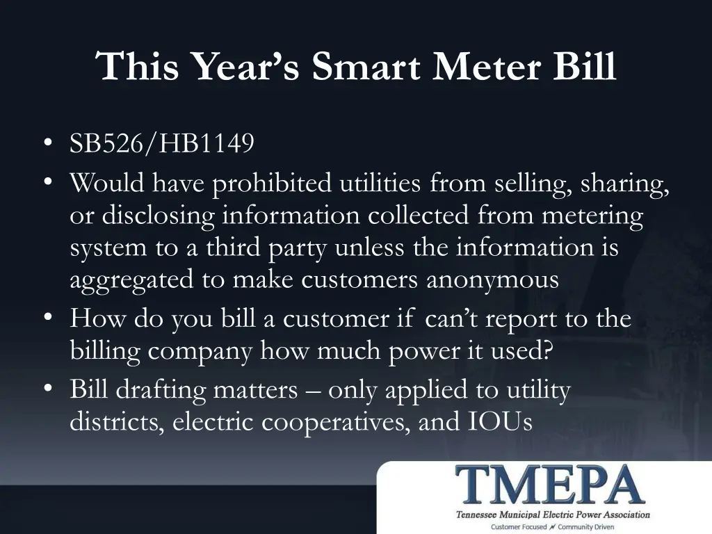 this year s smart meter bill