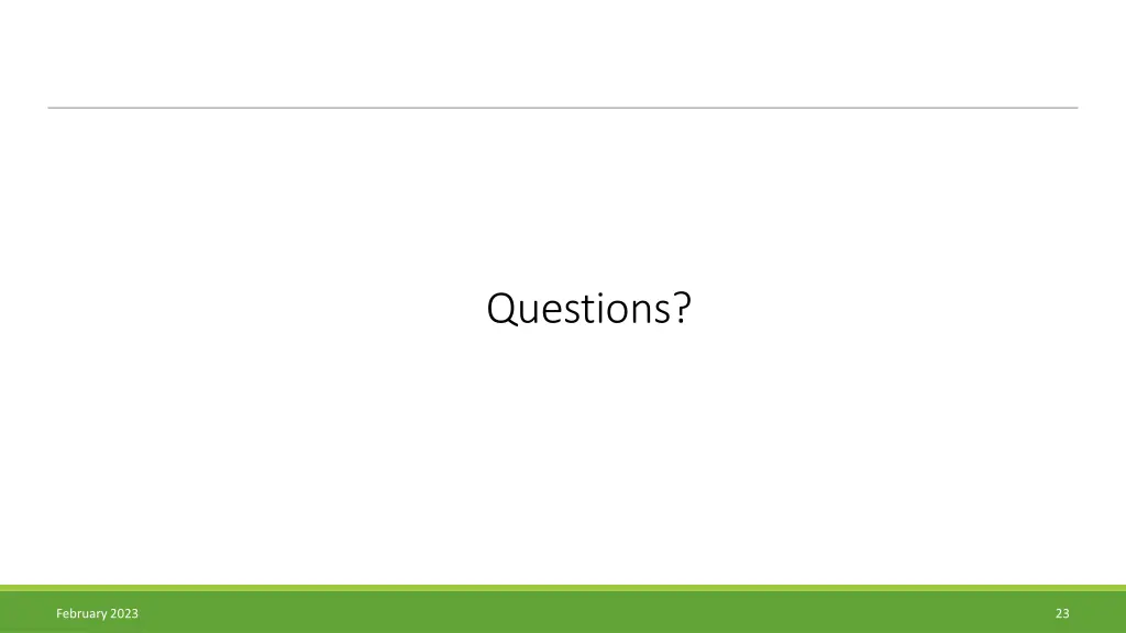 questions