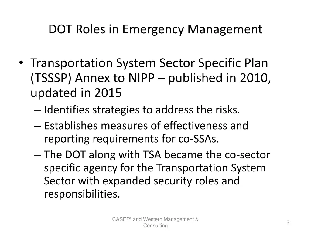 dot roles in emergency management 5