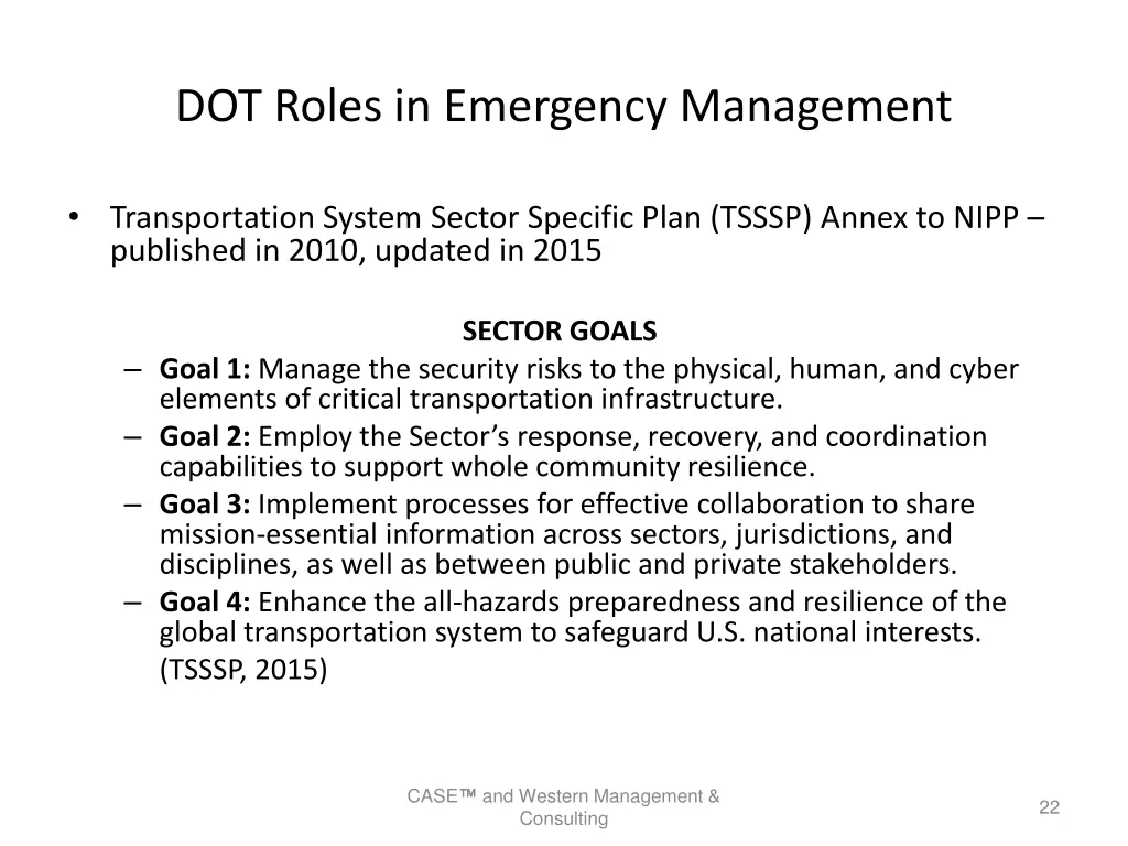 dot roles in emergency management 6