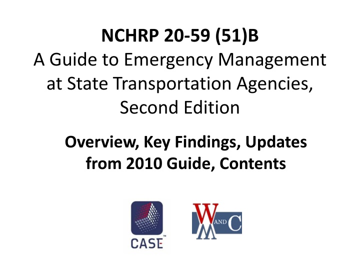 nchrp 20 59 51 b a guide to emergency management