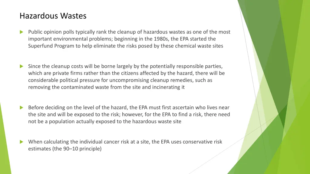hazardous wastes