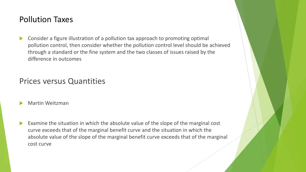 pollution taxes