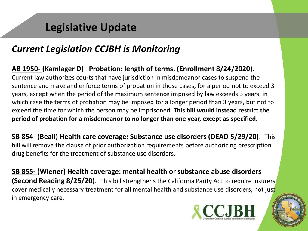 legislative update 5
