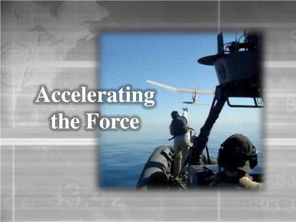 accelerating the force