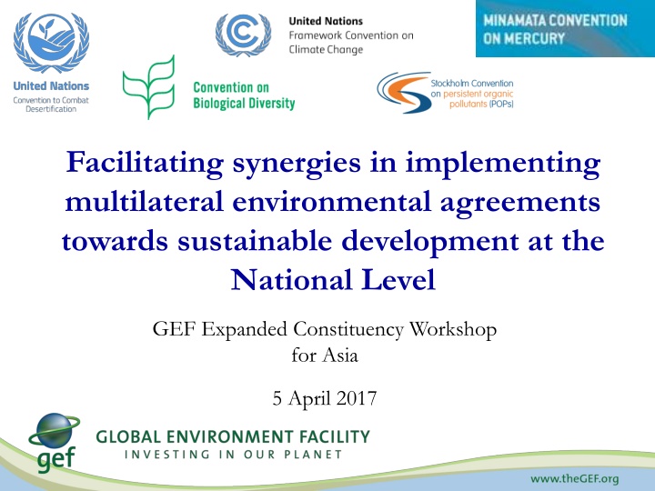 facilitating synergies in implementing