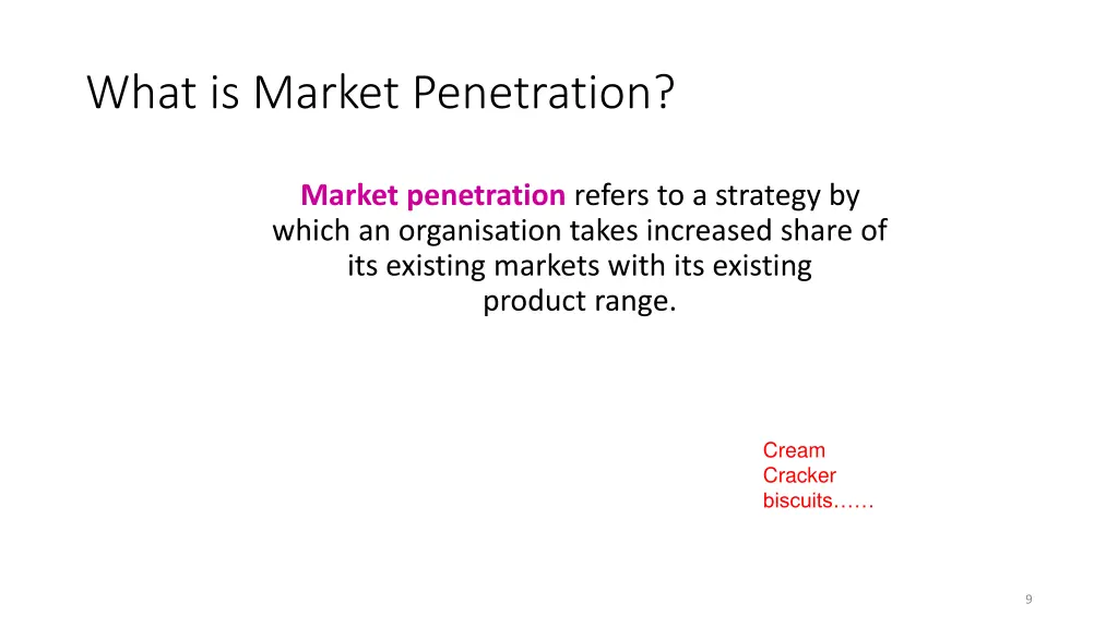 what is market penetration