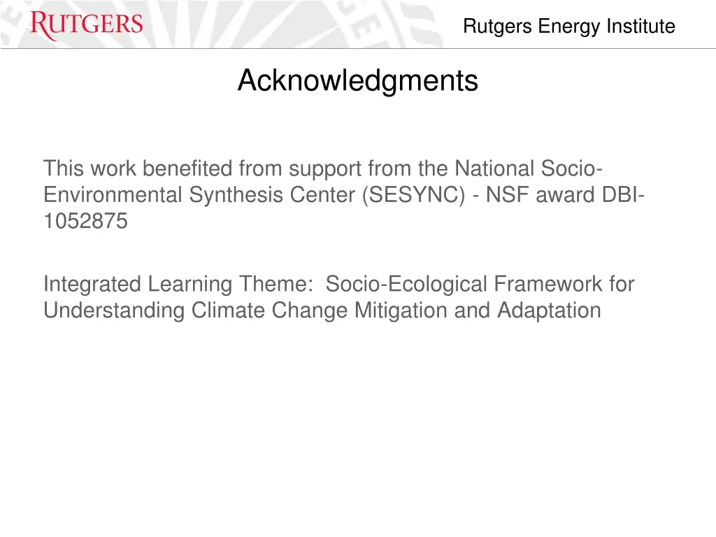 rutgers energy institute 30