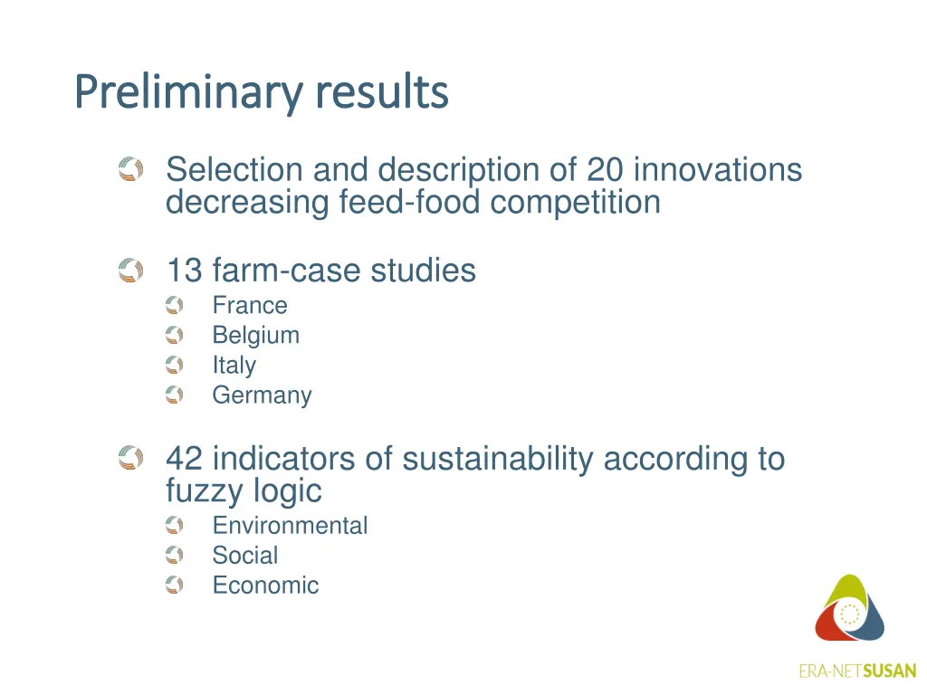 preliminary preliminary results