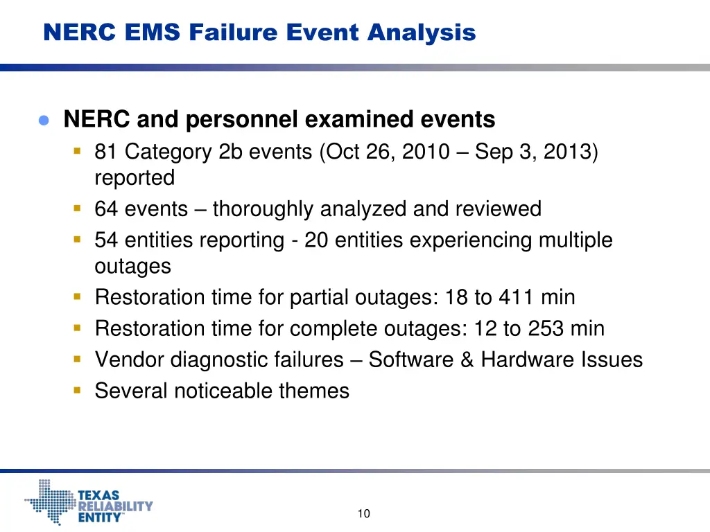 nerc ems failure event analysis
