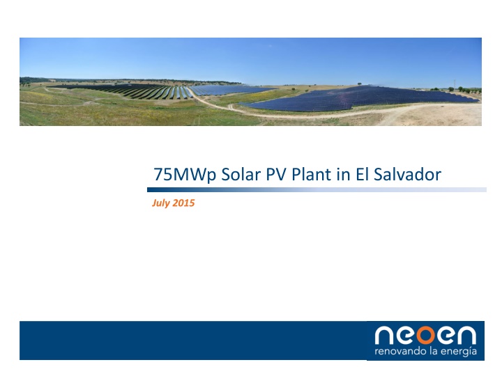75mwp solar pv plant in el salvador