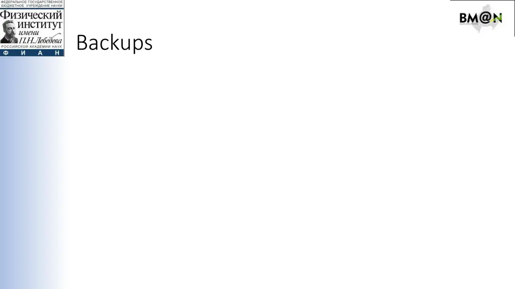 backups