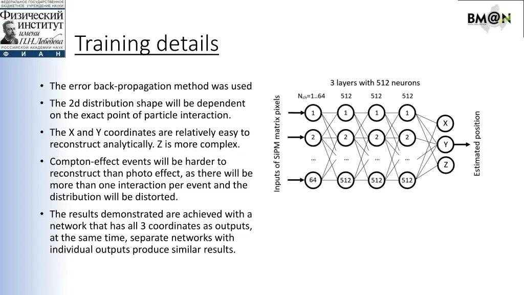 training details