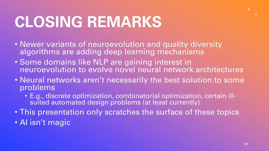 closing remarks 1