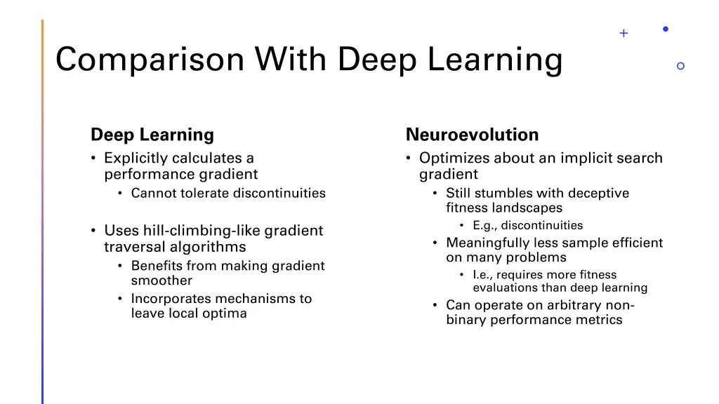 comparison with deep learning 1