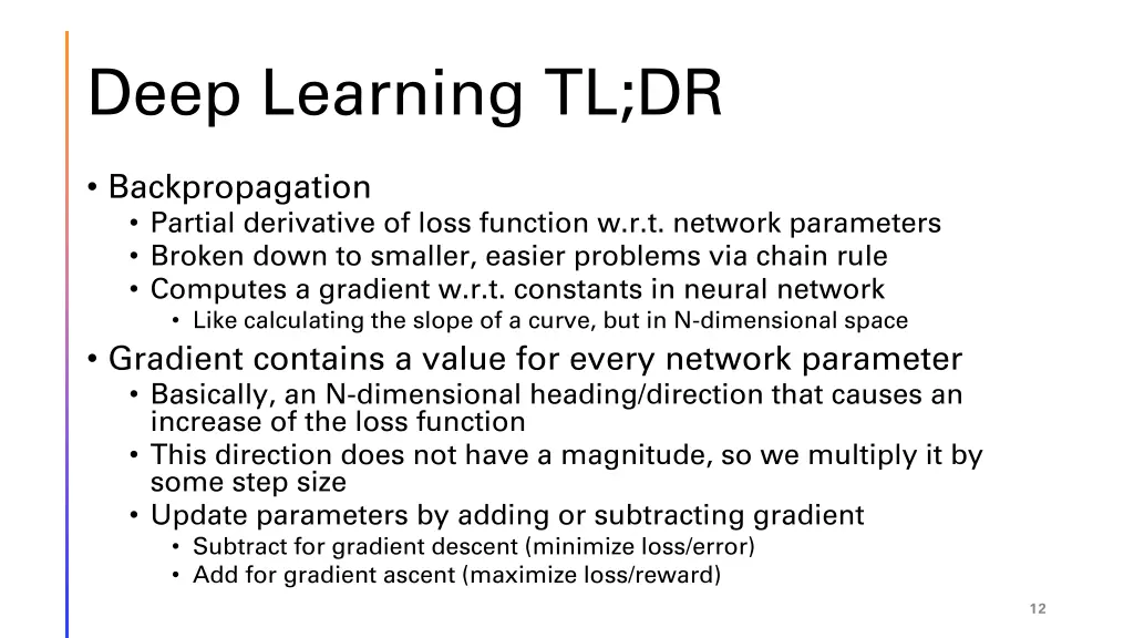 deep learning tl dr 1