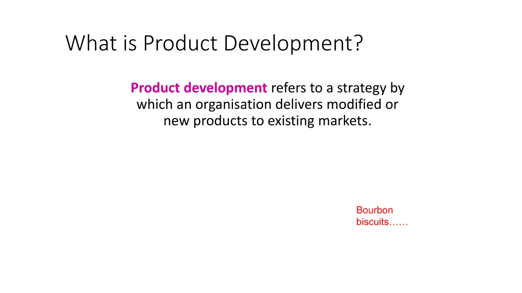 what is product development