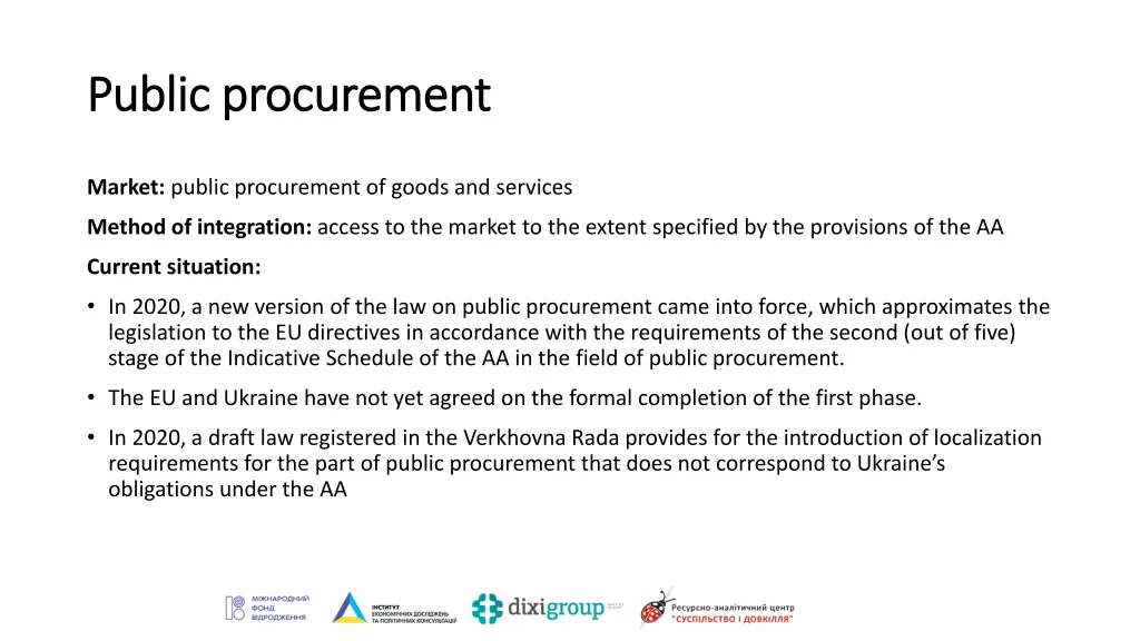 public procurement public procurement