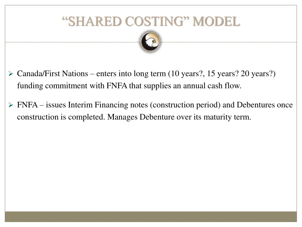 shared costing model