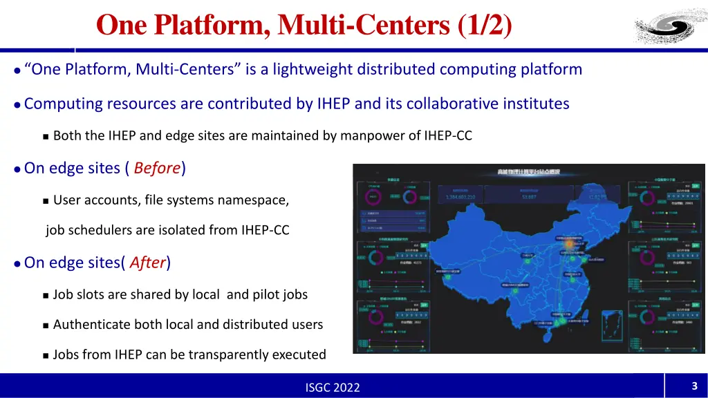 one platform multi centers 1 2