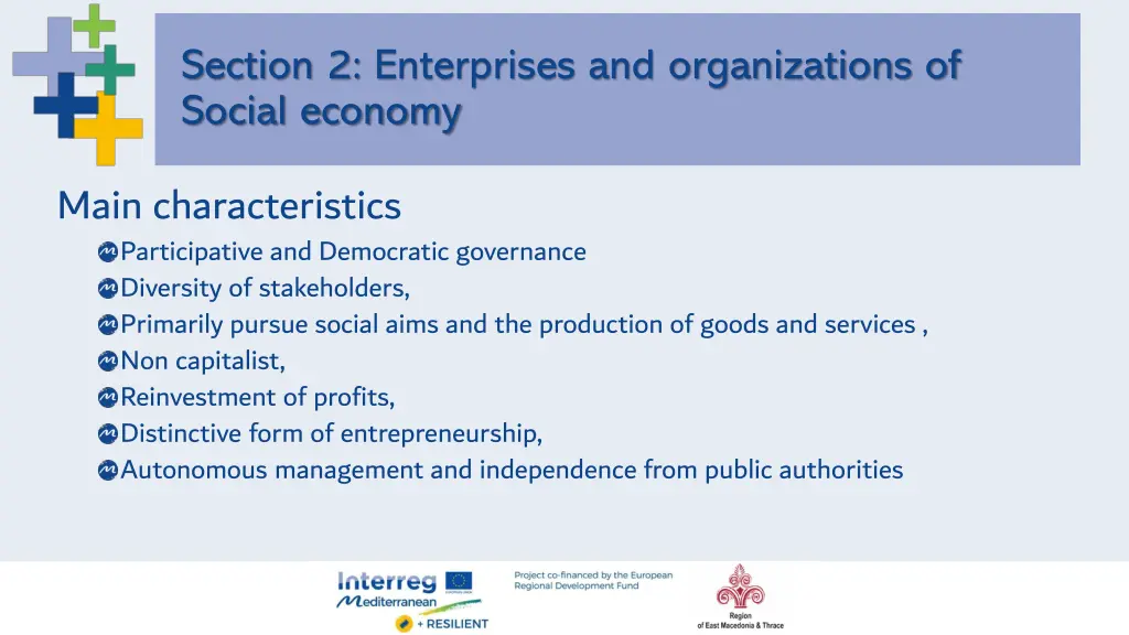 section 2 enterprises and organizations of social 2