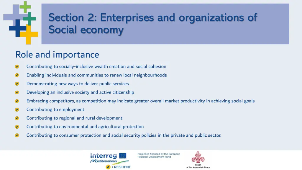 section 2 enterprises and organizations of social 4