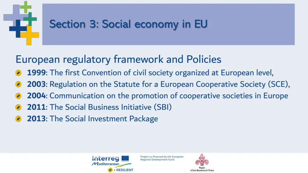 section 3 social economy in eu